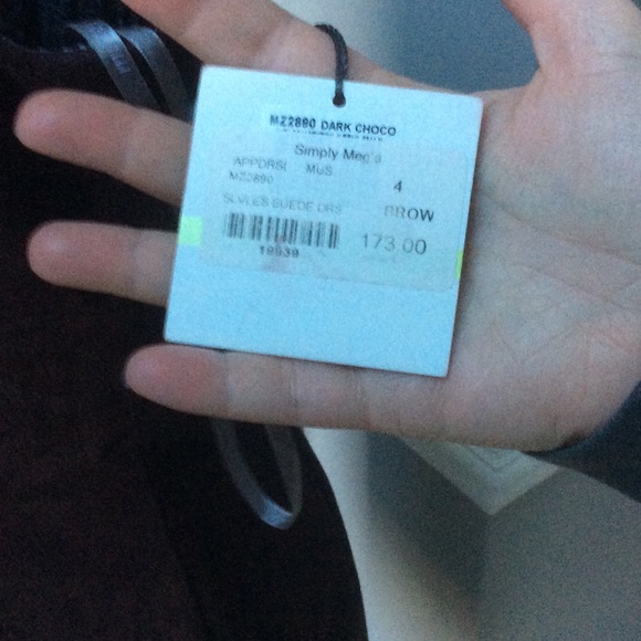 Faux Suede Dress - Picture 4 of 4