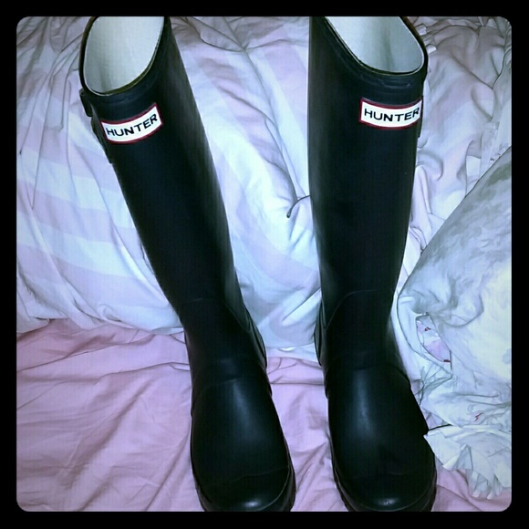 Original tall Wellington Hunter rain boots