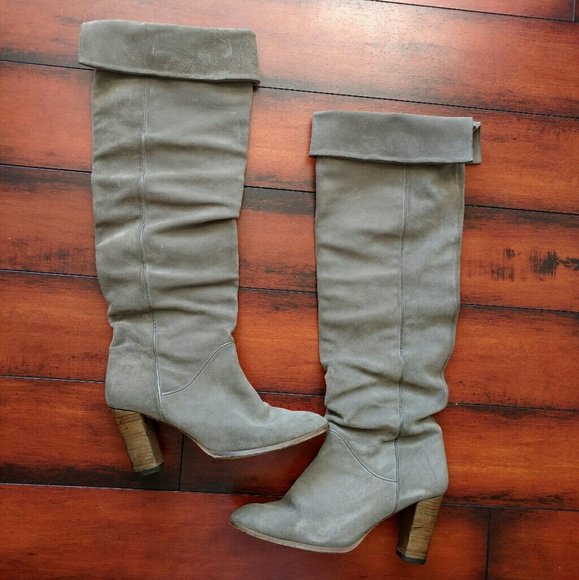 Nicole Fahri Shoes - FLASH SALE!! Nicole Fahri Gray Suede Leather Boots