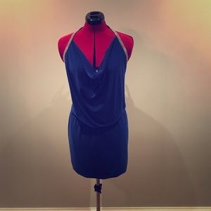 Caché cobalt blue cocktail dress