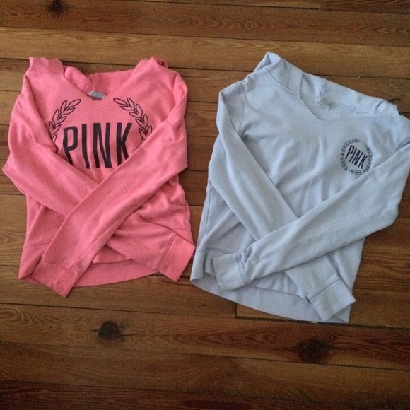 2 VS Pink hoodies