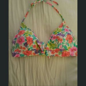 Victoria Secret floral bikini top