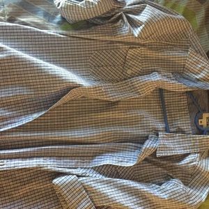 paper denim&clothbutton up,men size M never worn):