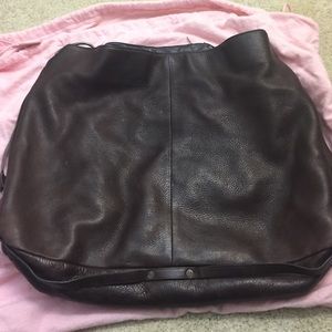 Juicy Couture brown soft leather shoulder bag