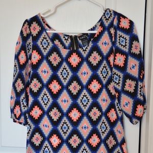 Colorful Printed Dress/Shirt