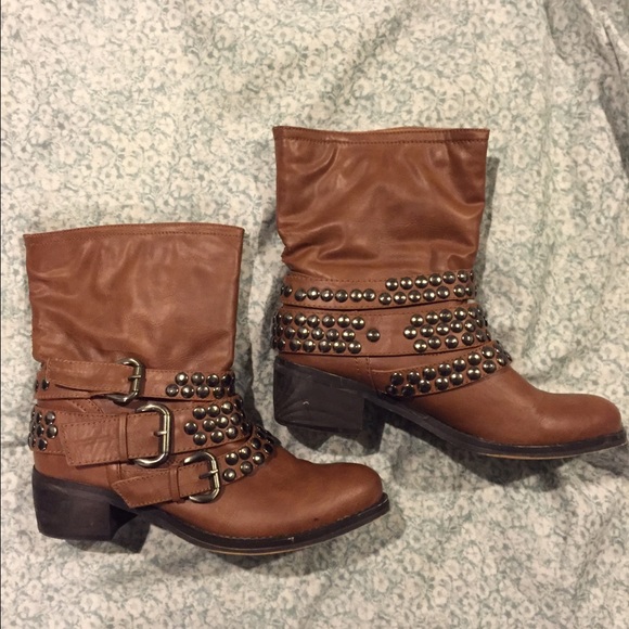 Above the ankle, brown boots from The Buckle