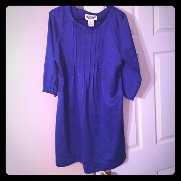 Cobalt blue shift dress