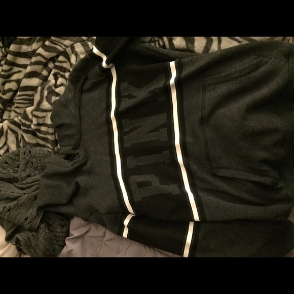 PINK hoodie, good condition, size small