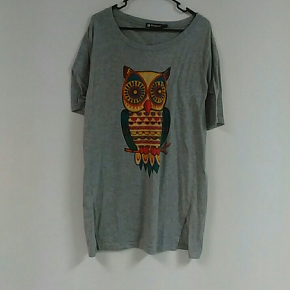 Allegra K owl tunic