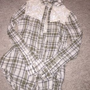 Free people plaid shirt