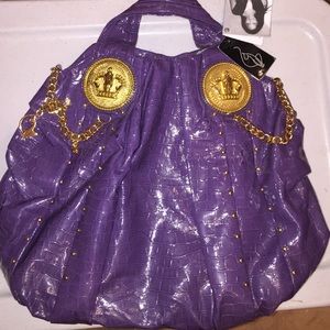 Purple baby phat purse