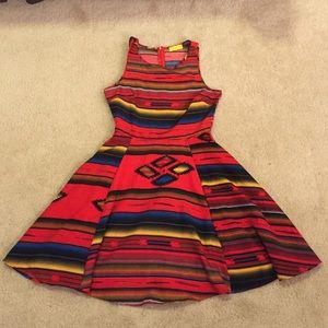 Dee Elle Indian print Fit and Flare dress