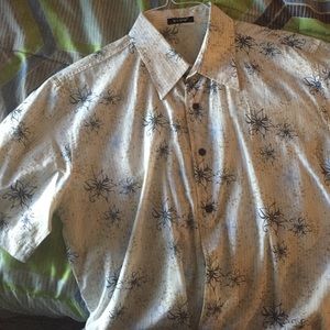 Eyes  floweral shortsleeve button up