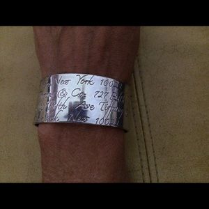 Tiffany & Co Notes Cuff
