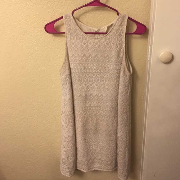 Urban outfitters white shift dress