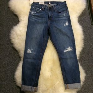 Nobody Distressed Boyfriend Jeans