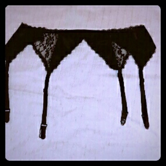 Black Lace Garter Belt