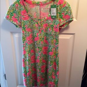 Lilly Pulitzer Britton Dress in Hot Wings print