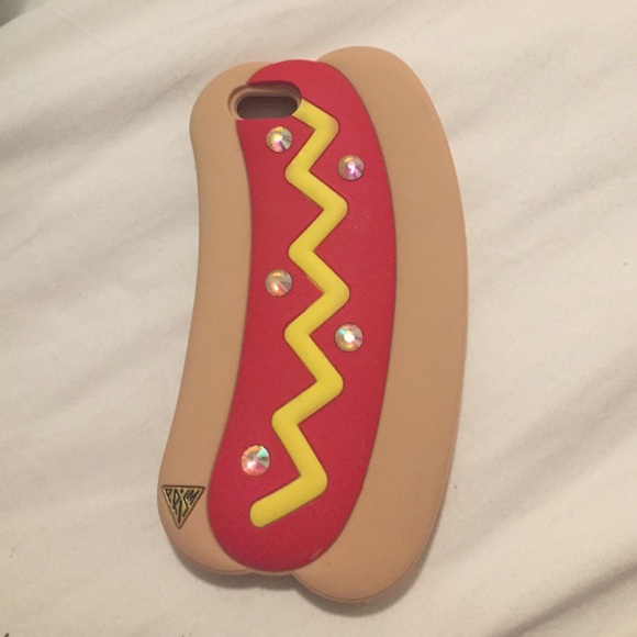 Katy perry hotdog rhinestone case for iPhone 5/5s