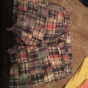 American eagle plaid shorts