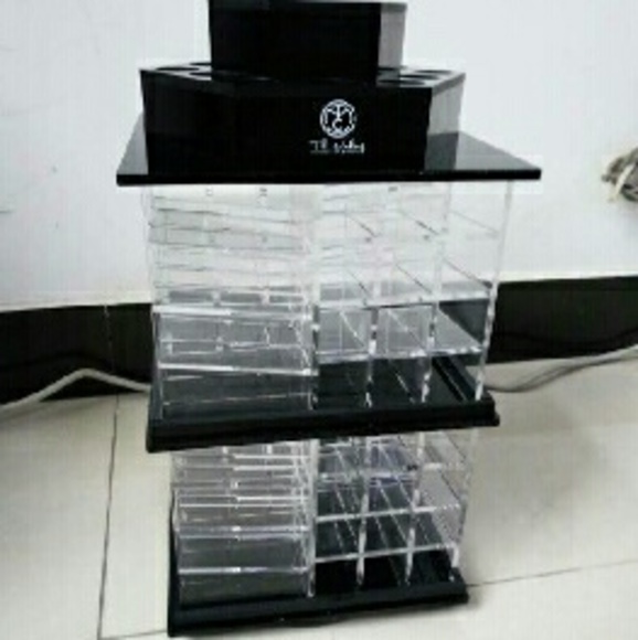 Rotating Acrylic Lipstick Organizer 