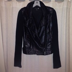 Forever 21 faux leather jacket, size small