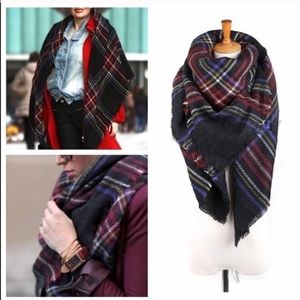 Purple Blanket Scarf