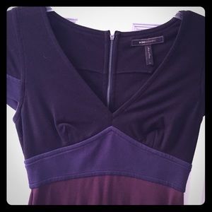 BCBG Black, Navy, and Brown Dress