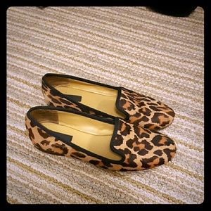 Leopard print loafers