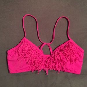 Hot pink bikini top