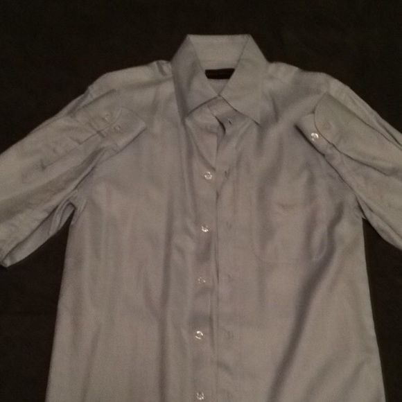 Emporio Armani men's fitted dress shirt.