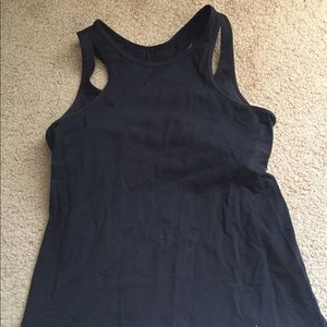 Lululemon size 10 Black built in sports bra.