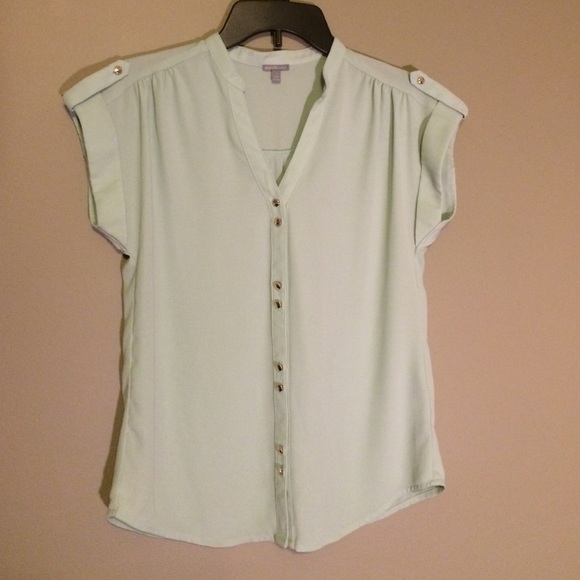 Mint button up