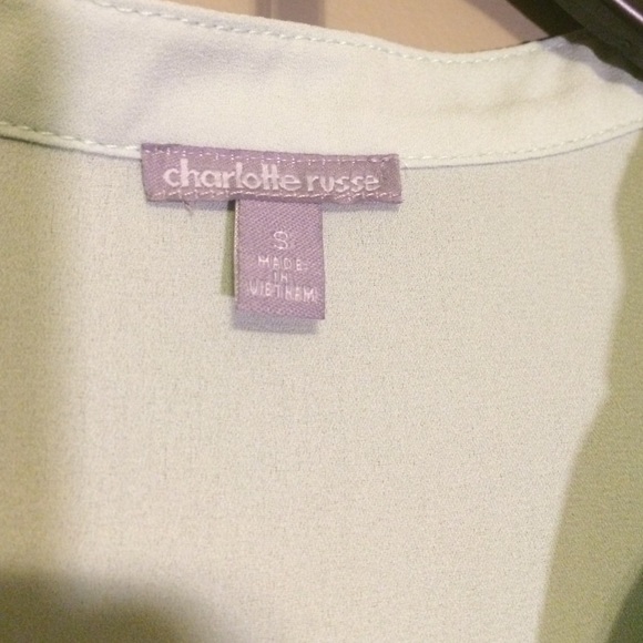 Mint button up - Picture 3 of 4