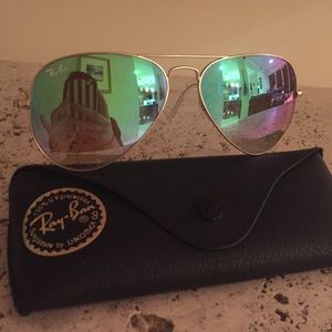Ray Ban mirrored  Aviators