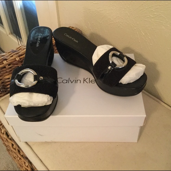 Calvin Klein Shoes - Calvin Klein black sandals