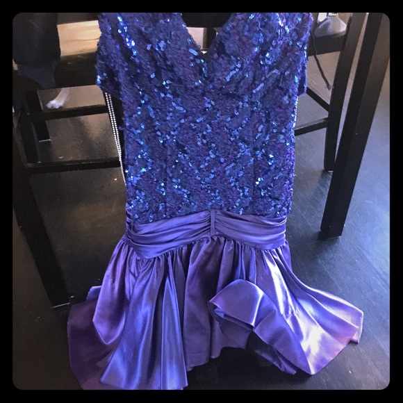 A 80s prom dress