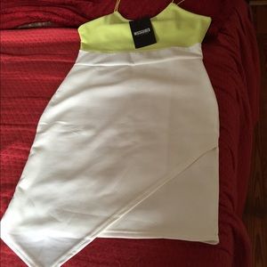 Two tone MissGuided bodycon  dress