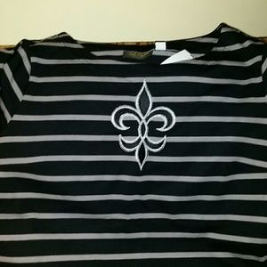 Bob Mackie striped top