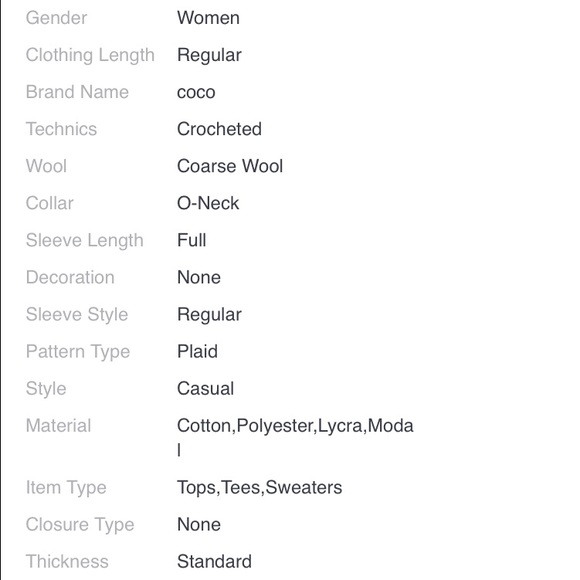 Plaid Top Pullover - Picture 3 of 3