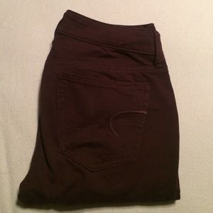 Brand new Maroon American Eagle jeggings