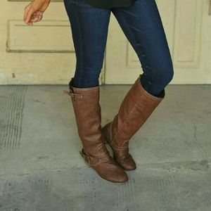 New Brown knee high boots