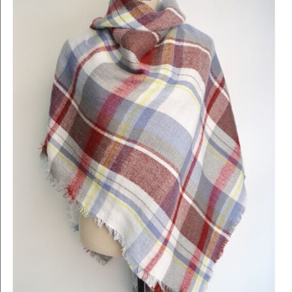 Purple Maroon Blanket Scarf