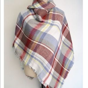 Purple Maroon Blanket Scarf