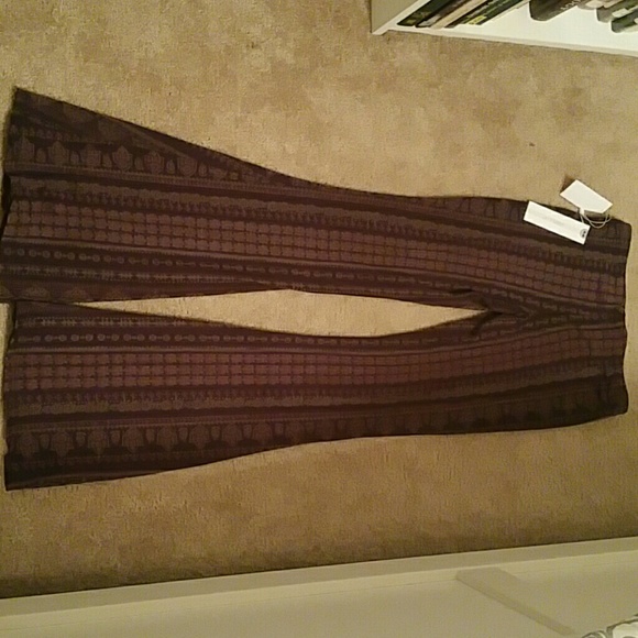 Eggplant palazzo pants