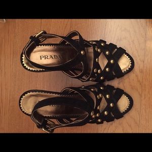 Prada black shoes