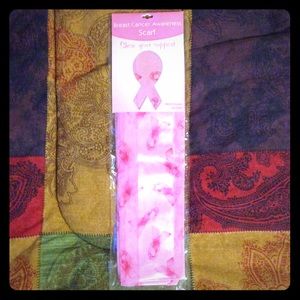 ❤️ BREAST CANCER AWARENESS SCARF 😍