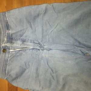 American apparel light blue easy jeans XXS