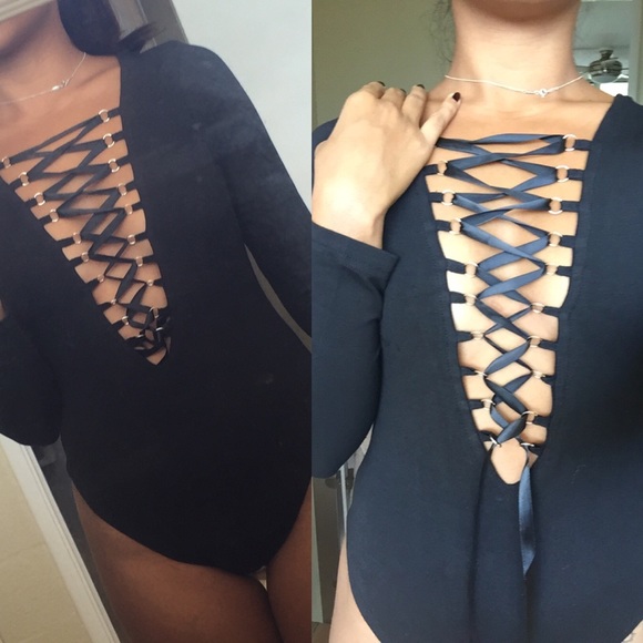 lace up bodysuit