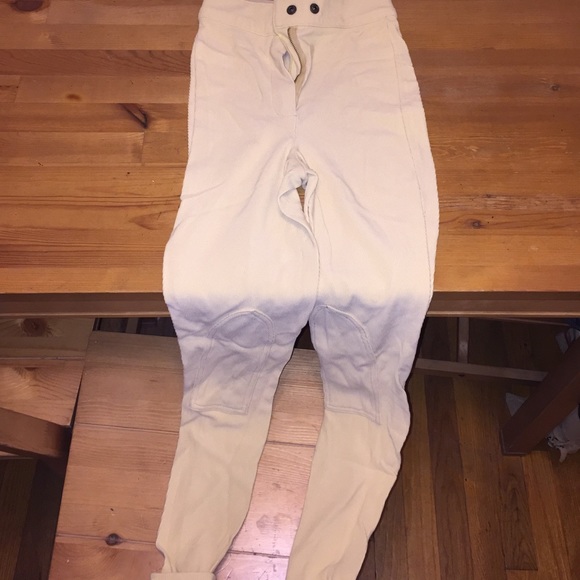 American apparel yellow riding pants